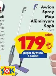AWİON SPREY MOP ALÜMİNYUM SAPLI